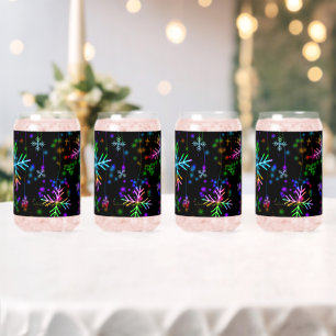 Vaso Con Forma De Lata Atmósfera navideña festiva y animada de SlipperyJo