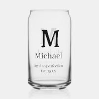 Avejecido a la perfección est. 19XX monograma letr