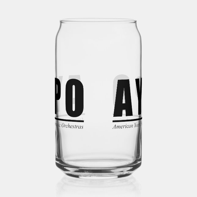 Vaso Con Forma De Lata AYPO Can Glass 16oz (Derecha)