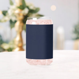 Vaso Con Forma De Lata Azul Marino