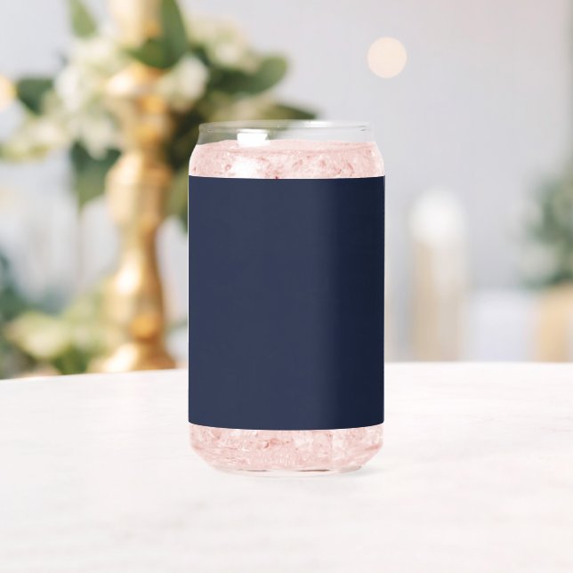 Vaso Con Forma De Lata Azul Marino (Insitu (Boda))