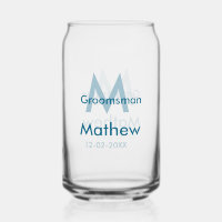azul marino groomsman nombre letra fecha masculino
