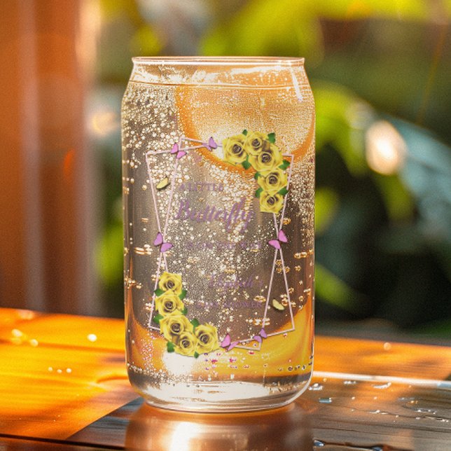 Vaso Con Forma De Lata Baby Shower de la mariposa pequeña (Subido por el creador)