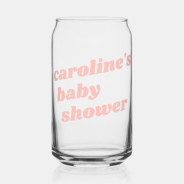 Vaso Con Forma De Lata Baby Shower personalizado y moderno de preferencia