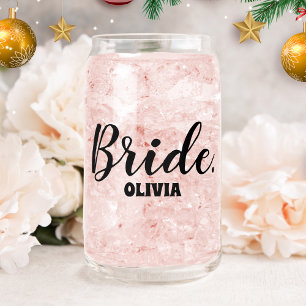 Vaso Con Forma De Lata Bachelorette Bride Personalizada