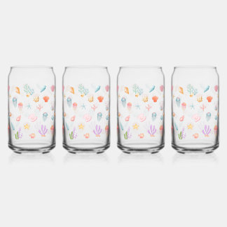 Vaso Con Forma De Lata Bajo el Sea Set 1
