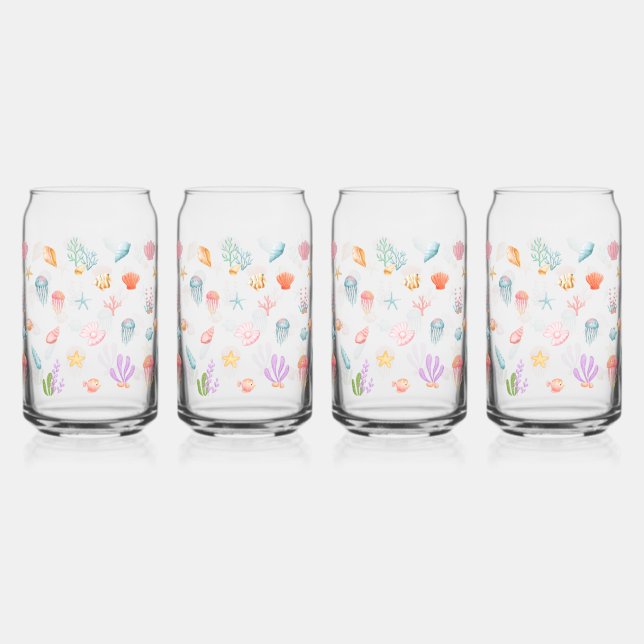 Vaso Con Forma De Lata Bajo el Sea Set 1 (Anverso)