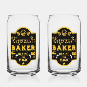 Vaso Con Forma De Lata Baker maestro de pasteles