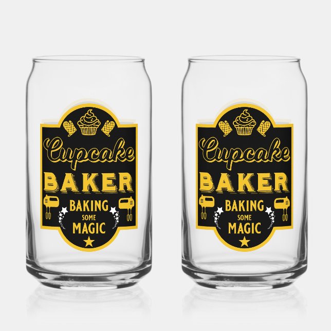 Vaso Con Forma De Lata Baker maestro de pasteles (Anverso)