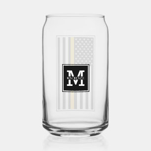 Vaso Con Forma De Lata Bandera de distribuidor 911 personalizada Línea de