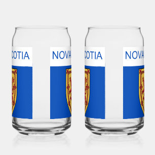 Vaso Con Forma De Lata Bandera de Nueva Escocia