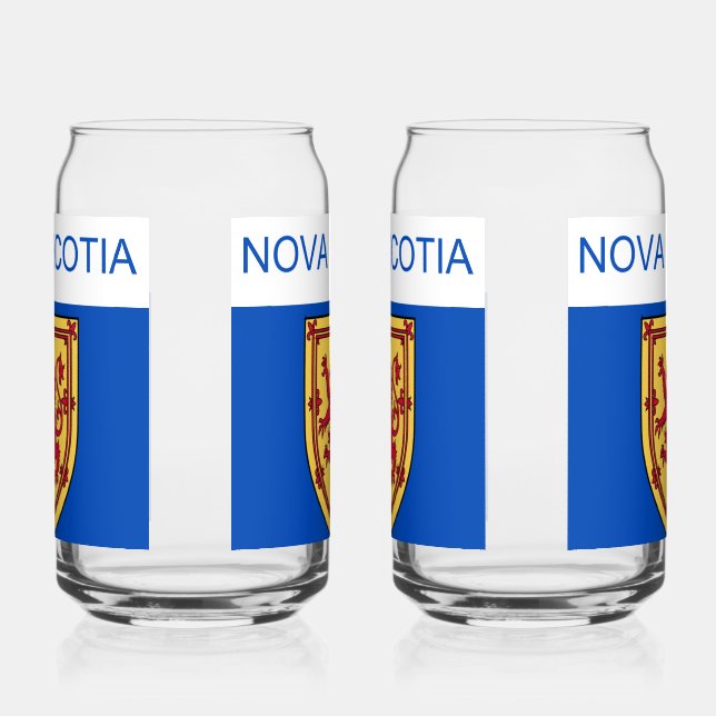 Vaso Con Forma De Lata Bandera de Nueva Escocia (Izquierda)