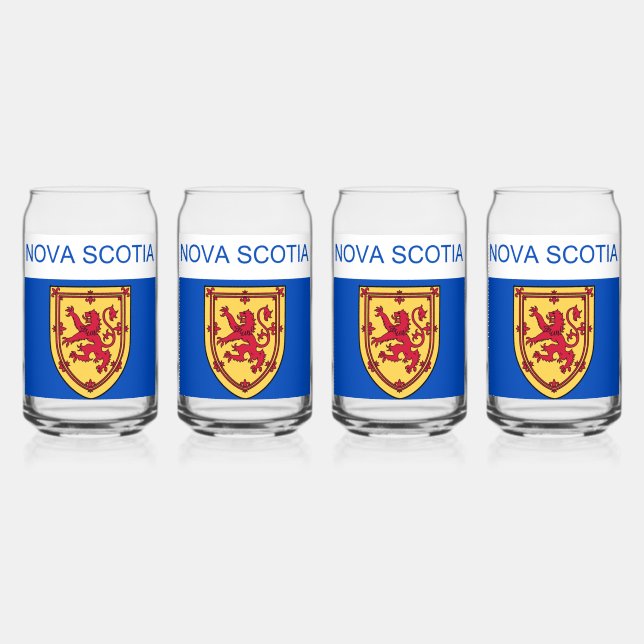 Vaso Con Forma De Lata Bandera de Nueva Escocia (Anverso)