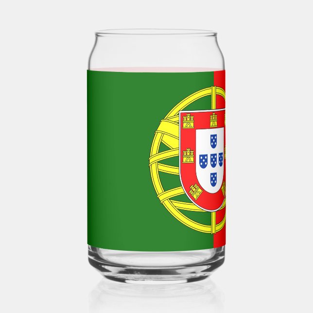 Vaso Con Forma De Lata Bandera de Portugal (Anverso)