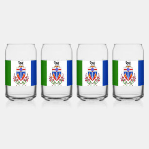 Vaso Con Forma De Lata Bandera de Yukón