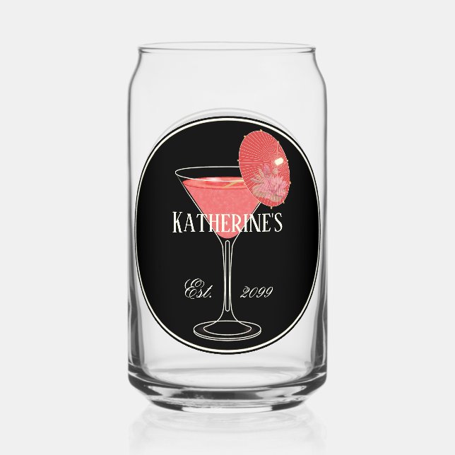 Vaso Con Forma De Lata Barra de damas Shed Drinkware Set (Anverso)