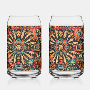 Vaso Con Forma De Lata Bebida "Aztec Dream" de la Antigua Cian Puede Glas