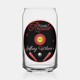 Vaso Con Forma De Lata Bebida Pinball Arcade Drinkware