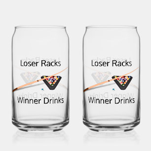 Vaso Con Forma De Lata Bebidas ganadoras con racks de pérdida de piscina