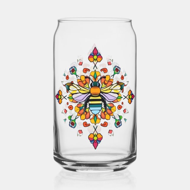 Vaso Con Forma De Lata Bee Cathedral Drinkware Set (Anverso)
