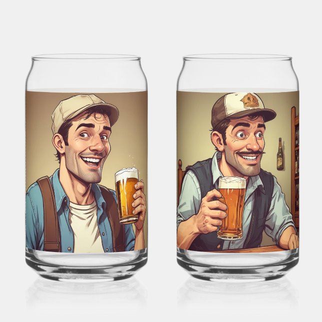 Vaso Con Forma De Lata Beer Drinker (Anverso)