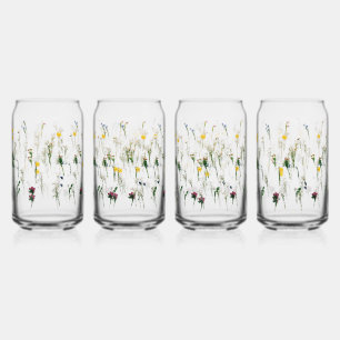 Vaso Con Forma De Lata Beer Glasses, Mugs & Steins diseño de patrones flo