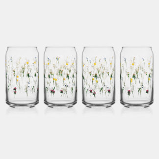 Vaso Con Forma De Lata Beer Glasses, Mugs & Steins diseño de patrones flo