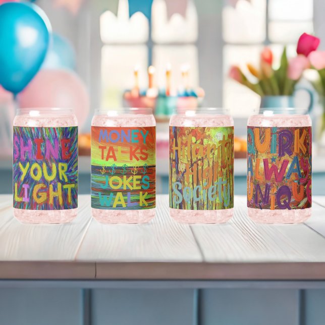 Vaso Con Forma De Lata Belleza natural del enivormento (Insitu (Baby Shower))