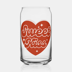 Vaso Con Forma De Lata Beso Dulce Puede Vidrio