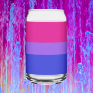 Vaso Con Forma De Lata Bi Pride Cheers