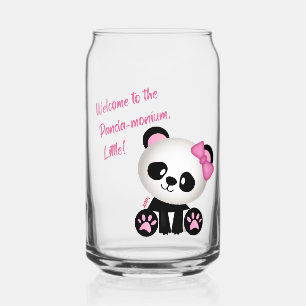 Vaso Con Forma De Lata Bienvenido al Panda-monium Little! Hermandad AOPi