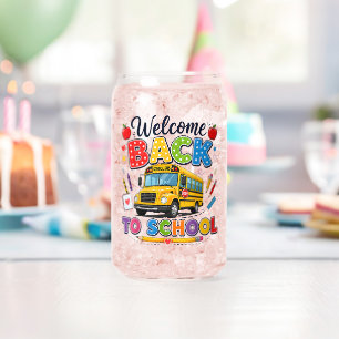 Vaso Con Forma De Lata Bienvenido de vuelta al conductor del autobús esco