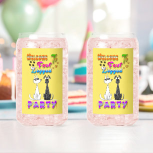 Vaso Con Forma De Lata Bienvenidos A Cuatro Fiestas Legales