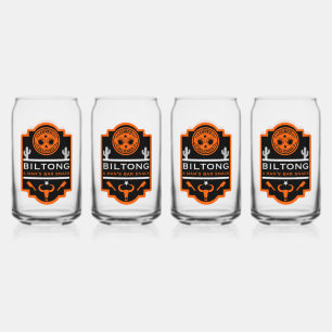 Vaso Con Forma De Lata Biltong Y Cerveza
