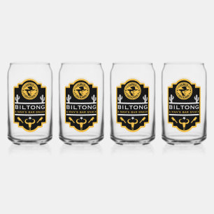 Vaso Con Forma De Lata Biltong Y Cerveza