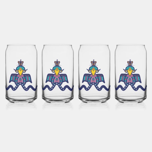 Vaso Con Forma De Lata Bird and Mouse (Izquierda)