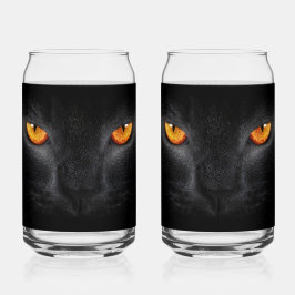 Vaso Con Forma De Lata Black Panther Eyes