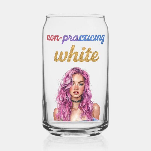 Vaso Con Forma De Lata Blanco no practicante (Reverso )