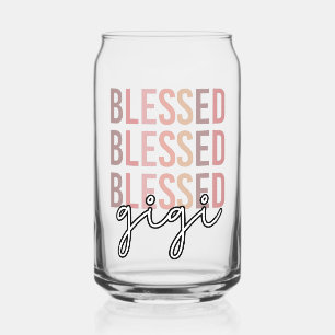 Vaso Con Forma De Lata Blessed Gigi Regalos para Gigi Grandma