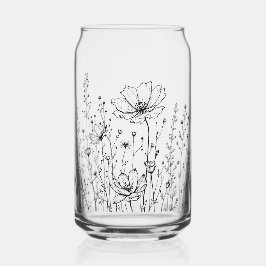 Vaso Con Forma De Lata Bliss botánico: La elegancia de la naturaleza en c