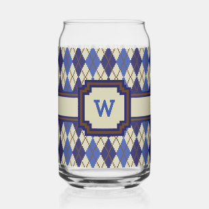 Vaso Con Forma De Lata Blueberry Scone Argyle