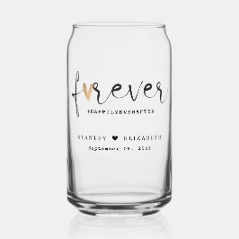 Vaso Con Forma De Lata Boda de follaje Rústico Botánico Verde y Oro