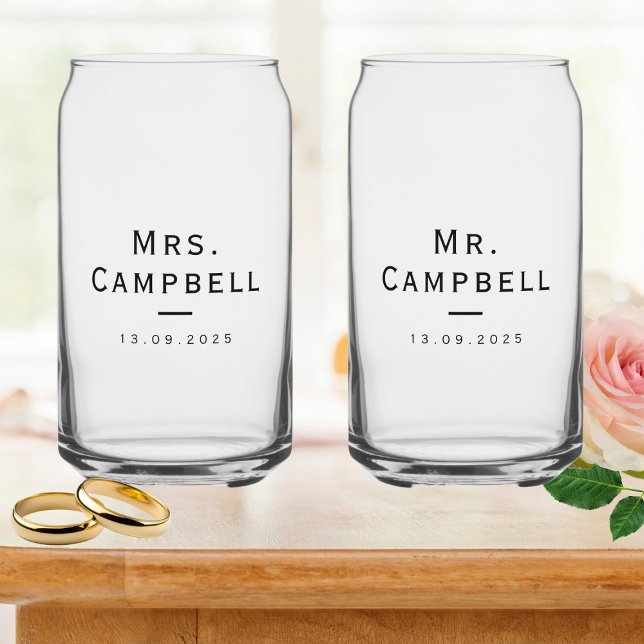 Vaso Con Forma De Lata Boda de personalizable completo (Subido por el creador)