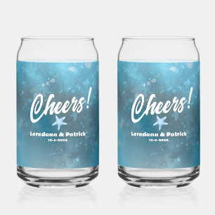 Vaso Con Forma De Lata Boda Deep Blue Sea