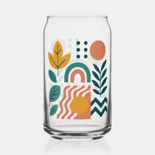 Vaso Con Forma De Lata Boho moderno Resumen arte en la pared de la natura