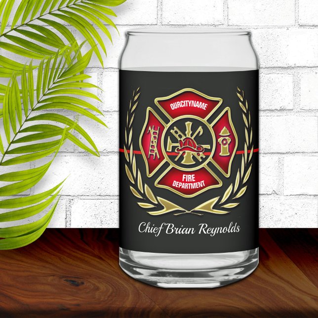 Vaso Con Forma De Lata Bombero personalizado (Subido por el creador)