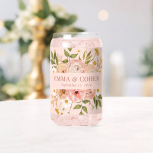 Vaso Con Forma De Lata Bonito florida portavelas de bodas en el jardín