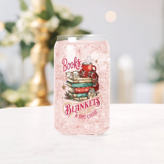 Vaso Con Forma De Lata Books Blankets and Hot Cocoa  (Insitu (Boda))