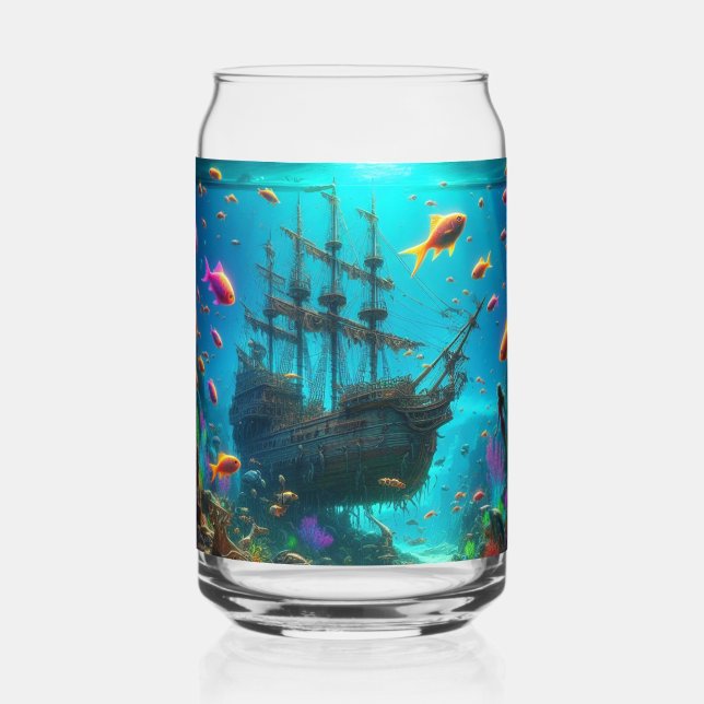 Vaso Con Forma De Lata Borrador de buceo profundo (Anverso)