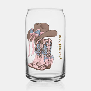 Vaso Con Forma De Lata botas de vaquera